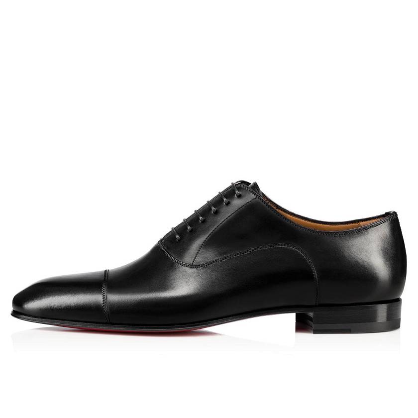 Men's Christian Louboutin Greggo Calf Dress Shoes - Black [2780-345]